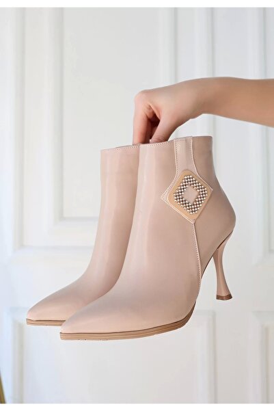 Home Μπότες με τακούνι Moose Nude Skin