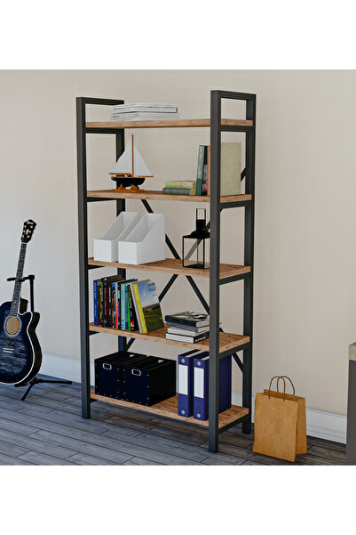 Metalia GM 182 ALMİNO ÇAM METAL KİTAPLIK