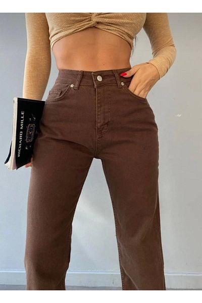 MİSLİNE ΥΨΗΛΟ ΓΥΝΑΙΚΕΙΟ PALAZZO JEANS ΝΕΑ ΣΕΖΟΝ