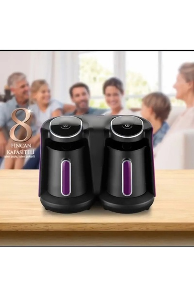 Home ماكينة تحضير القهوة YINA سعة 8 أكواب مزودة بجهاز إنذار قابل للتعديل لمنع...