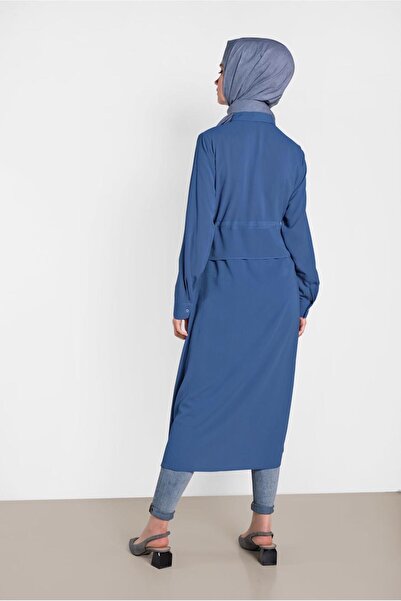 Alvina Elastic Lace-Up Tunic with Waist Strap 4424