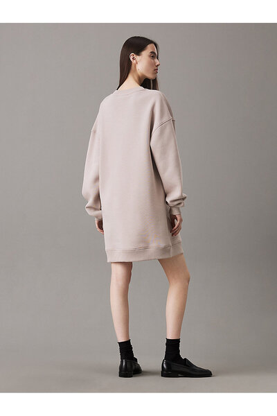 Calvin Klein EMBROIDERED MONOLOGO CREW DRESS