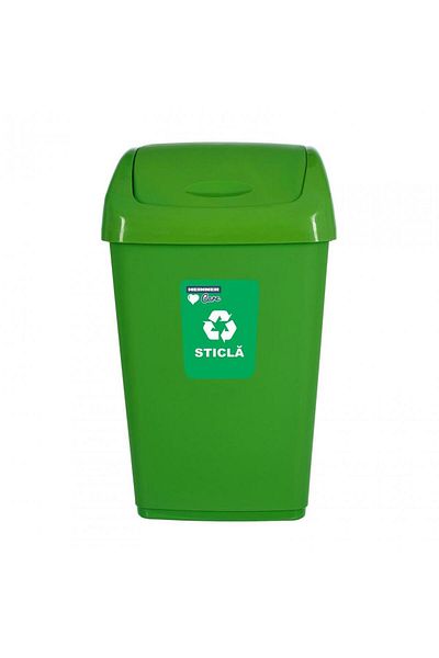 Heinner Heinner HR-AL-35V Recycling Bin, ECO 35 L (Green)
