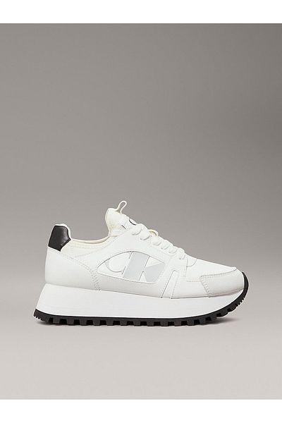 Calvin Klein Tenis cu logo cu bază de platformă - YW0YW 0164201 W