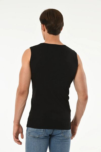 Mfö Life İç Giyim 5 Pcs Ribana V-Neck Zero Sleeve Men's Undershirt 1St Quality Made from 100% Cotton Yarns.