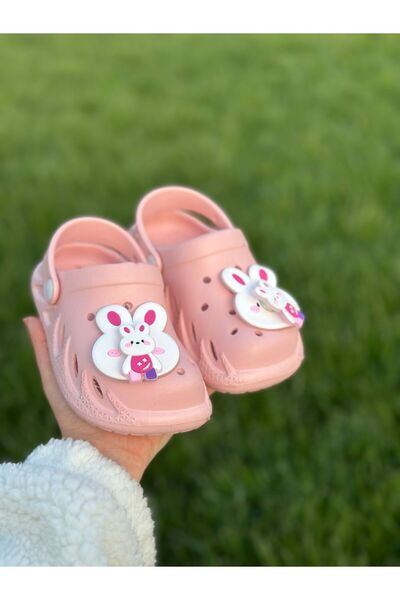Bold Boutique Children's Slippers with Movable Figures, Non-Slip Sole, Sea Beach Pool Slippers