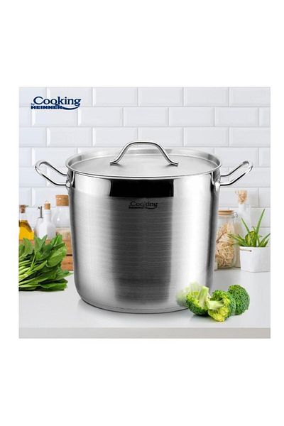 Heinner Pot with lid Heinner Maestro HR-RW-090, 24 x 20 cm, 9 L (Stainless steel)