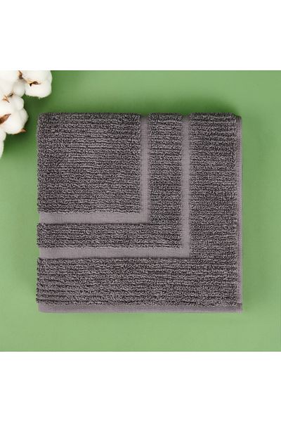 Evidea Soft Premium Foot Towel - Anthracite - 50X70 cm