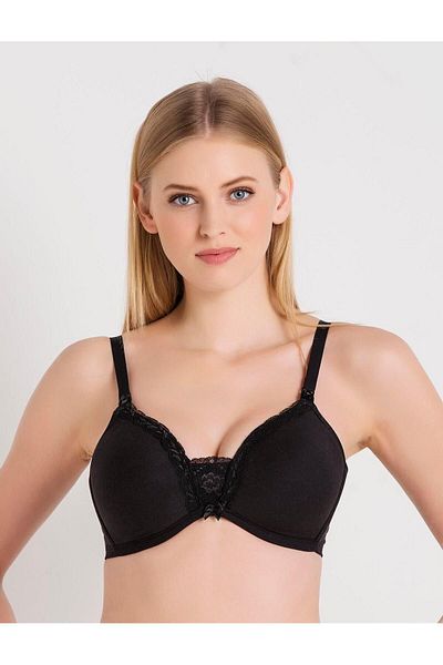 Magic Form Thin Sponge Combed Fabric Bra Without Underwire