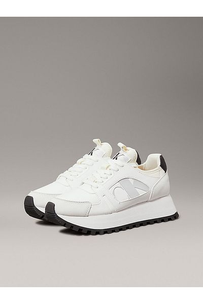 Calvin Klein Tenis cu logo cu bază de platformă - YW0YW 0164201 W
