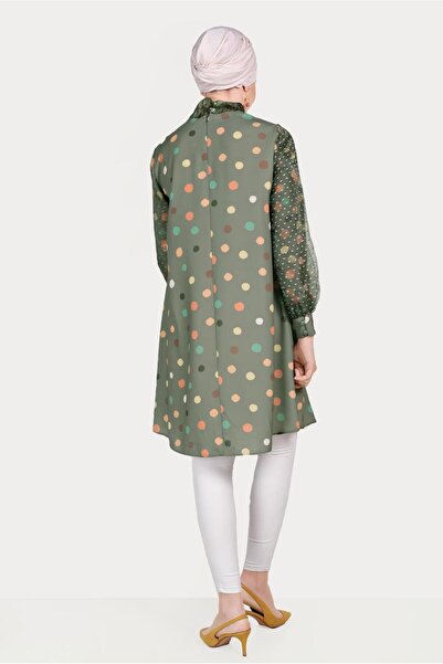 Alvina Tule Detail Pointed Tunic 40503