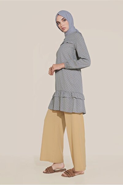 Alvina Rush Detail Ankle Elastic Tunic 40822