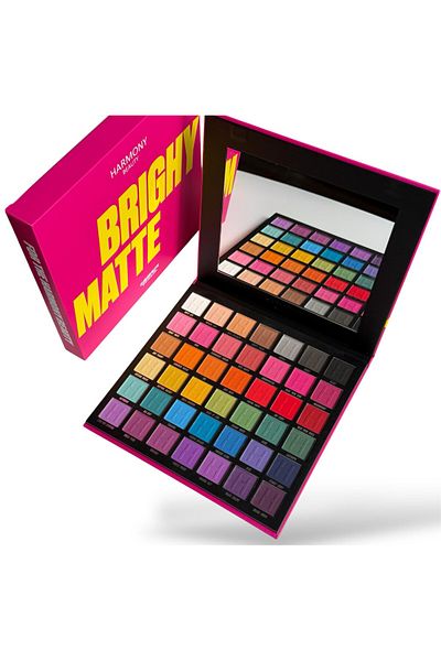 Harmony Beauty Harmony Makeup 42 Color Eyeshadow Palette, Brighy Matte