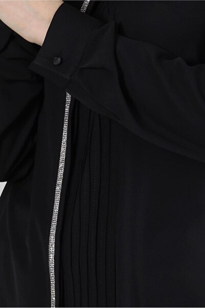 Alvina STONE DETAILED SHIRT COLLAR BLUZ 43574