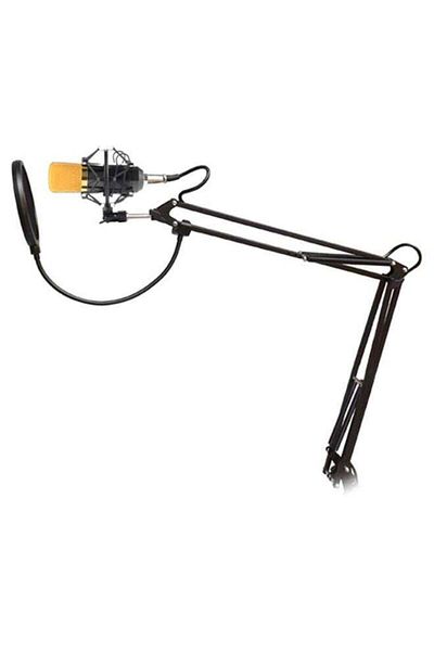 COOYA Professional Condenser Audio Streaming Ki, with Sound Card, Boom Arm, Shock Mount, BM700 Mic