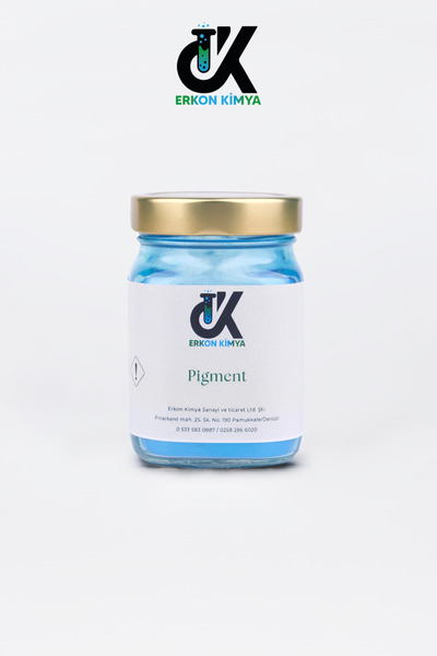 ERKON KİMYA 200 gr Sedefli Toz Pigment Boya / Koyu Mavi / Epoksi İçin