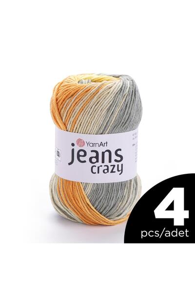 Yarnart JEANS CRAZY - EBRULİ - 8210 - 4 ADET