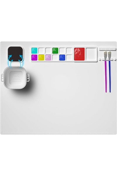 fulina Silicone painting mat, resin jewellery casting, for art, DIY, painting, clay