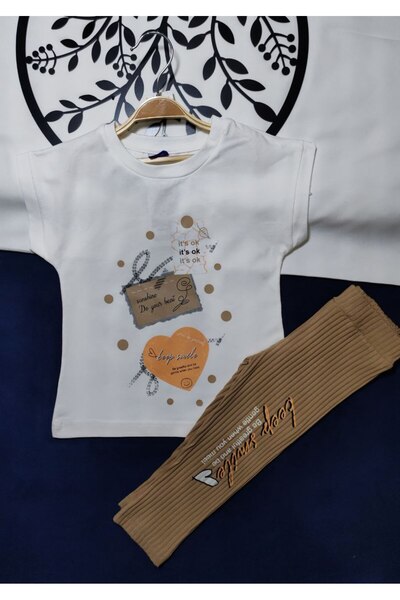 Beray Bebe Reported Single Jersey Cotton Capri Girls Suit