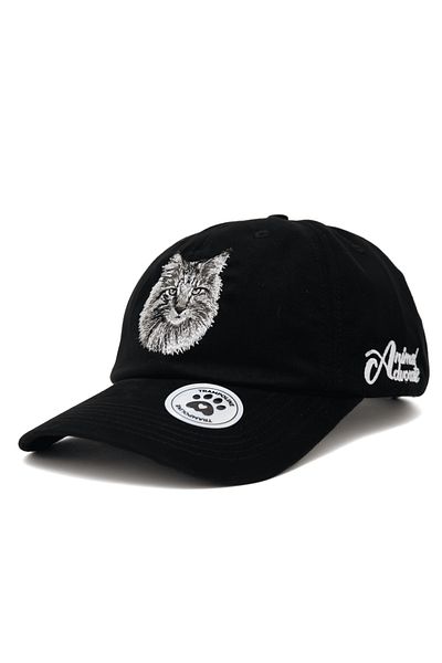 Trampoline Tabby Cat Embroidered Hat - Animal Figured Hat
