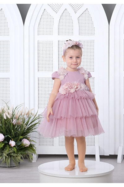 Via Bambino Lilac Baby Dress - Model 3154