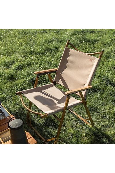 COOYA Portable Folding Camping Chair, With Wood Handles, tylish Design, for Picnic, Concerts