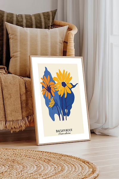 Dekorsiahome Единична декоративна картина в дървена рамка TK0068