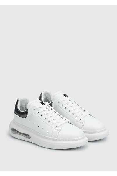 Provoq Платинові шкіряні жіночі кросівки