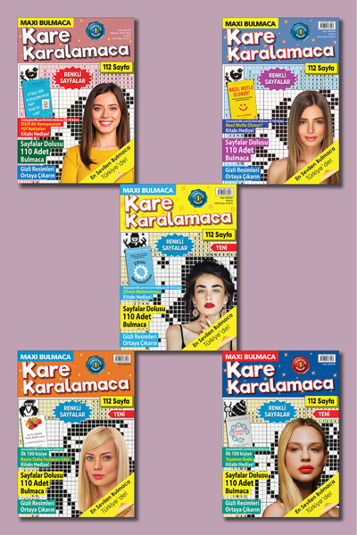 MAXİ Maxi Kare Karalamaca Set-3