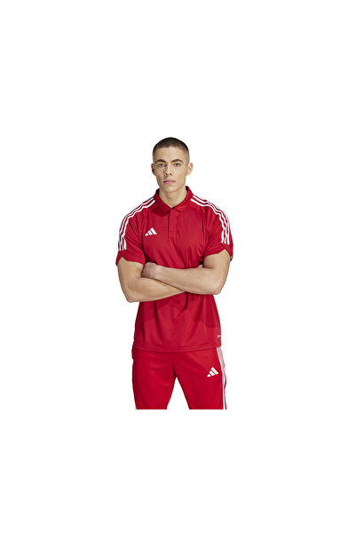 adidas Men's Polo Neck T-Shirt Tiro23 L - Red HS7228