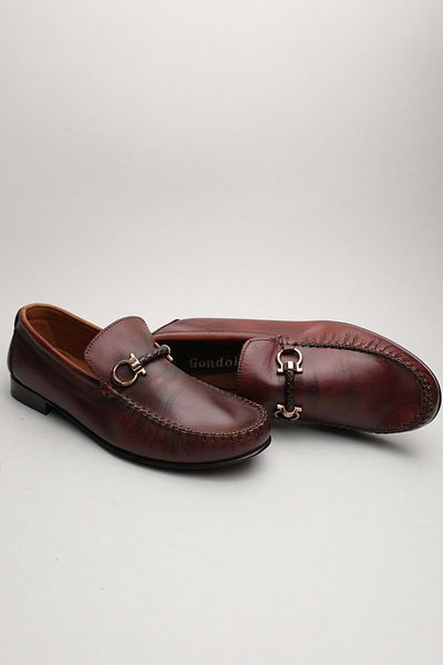 Gondol Ανδρικό Γνήσιο Δέρμα Classic Loafer Brown 42 Ttx.60153