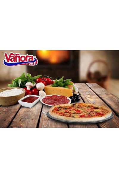 vanora Tava pizza Vanora VN-SL-P1010, 26 X 1 cm (Negru)