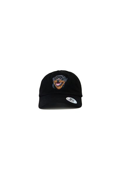 Trampoline Rottweiler Dog Embroidered Hat - Animal Figured Hat