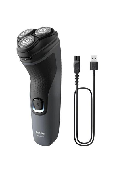 Philips Aparat de ras Philips Shaver Seria 1000 S1142/00, barbierit umed i uscat, fara fir