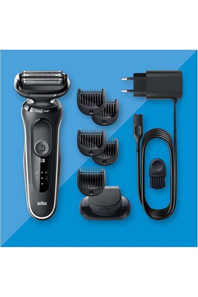 Braun Braun 51-W1500s electric shaver, 50 minute battery life, 3 flexible blades, EasyClean system