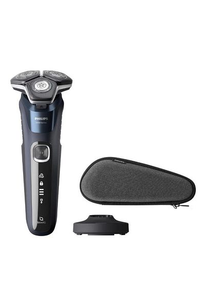 Philips Aparat de barbierit Philips Shaver Seria 5000 S5885/35, Umed/uscat, Tehnologie SkinIQ