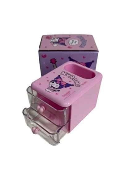 kuromi TMN 598298 İKİ ÇEKMECELİ MASA ÜSTÜ KALEMLİK