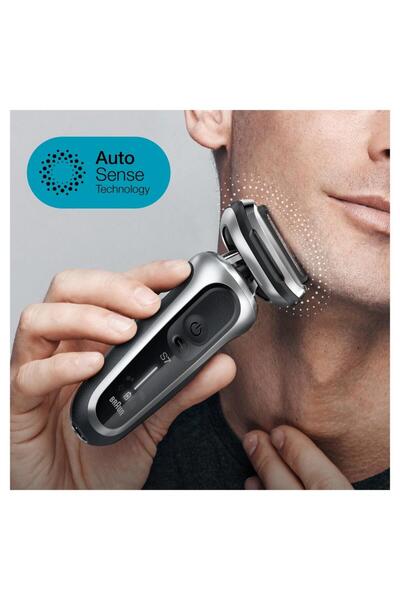 Braun Ηλεκτρική συσκευή Braun 71-S1000s, Υγρό & Στέγνωμα, Αυτονομία 50 λεπτών, Οθόνη LED, 3 φώτα, Σύστημα 360 μοιρών