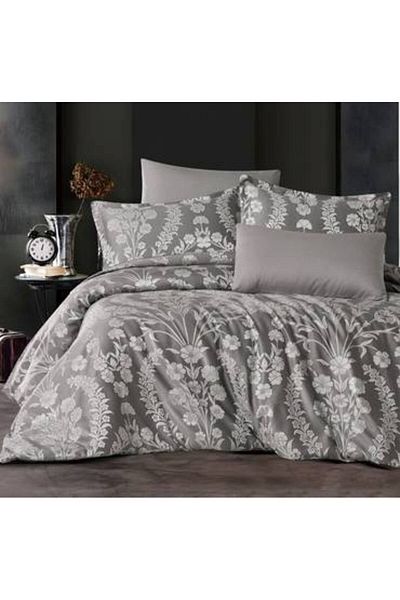 Pazar Home Bedding مفرش نفر ونص جاكار من ٤ قطع- بازار هوم كروسيل بحشوة ثابتة