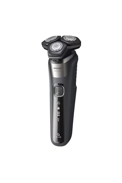 Philips Aparat de ras PHILIPS Shaver Series 5000 S5887/30, Acumulator, Autonomie 60 min, SkinIQ (Negru/Gri)