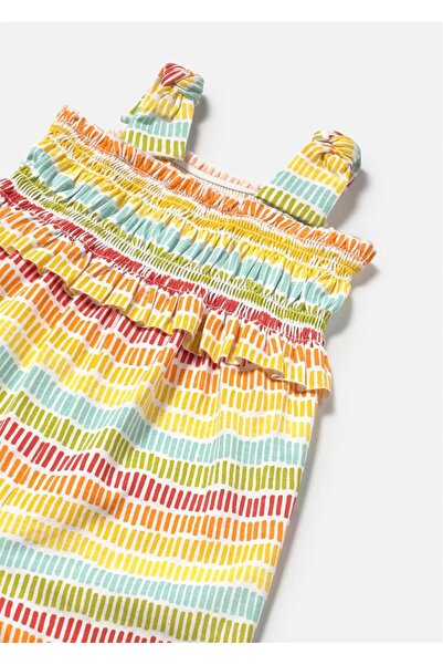 MAYORAL Multicolored Baby Girl Short Jumpsuit 1839 Model