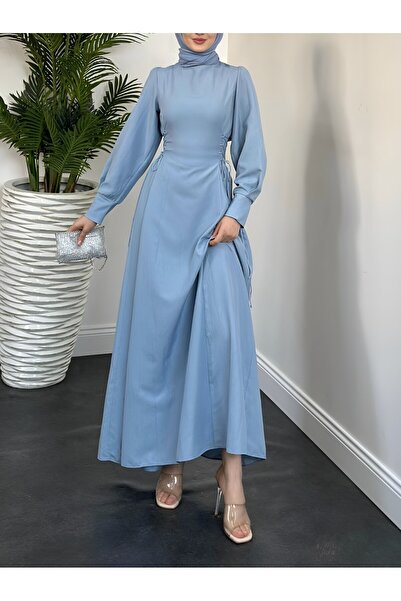 ALVİSTA فستان كراش قطني برباطات جانبية