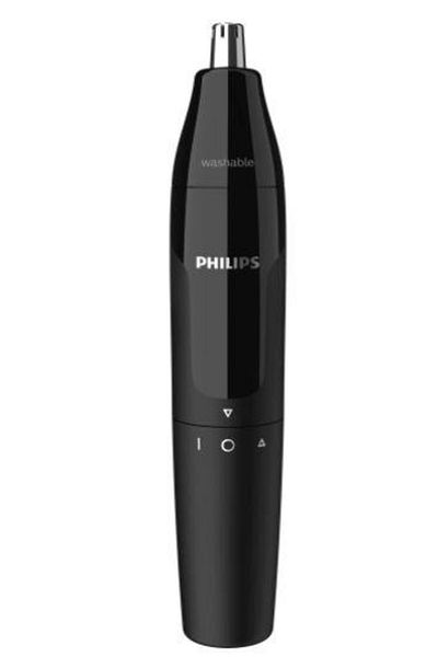 Philips Philips NT1620/15 Nose/Ear Trimmer, Battery, Washable, Wet and Dry Use (Black)