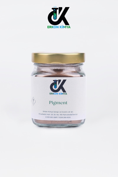 ERKON KİMYA 200 gr Sedefli Toz Pigment Boya / Kahverengi / Epoksi İçin