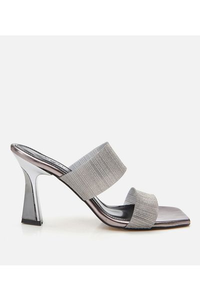 Hotiç Γυναικείες παντόφλες με τακούνι Platinum Glitter