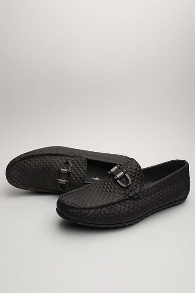 Gondol Loafer clasic din piele naturală pentru bărbați, negru 39 Ttx.60149