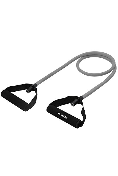 Delta Ελαστικό μεσαίου σκληρού 8*12 mm Pilates Resistance με λαβή 120 cm