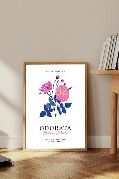 Dekorsiahome Единична декоративна картина в дървена рамка TK0087