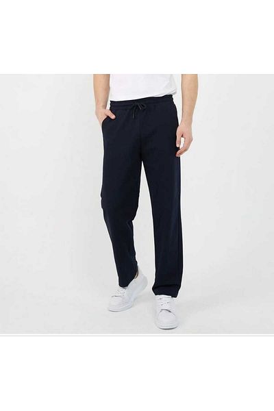 UYN SPORT Unisex Large Size Comfortable Fit Oversize Two Thread Black Sweatpants