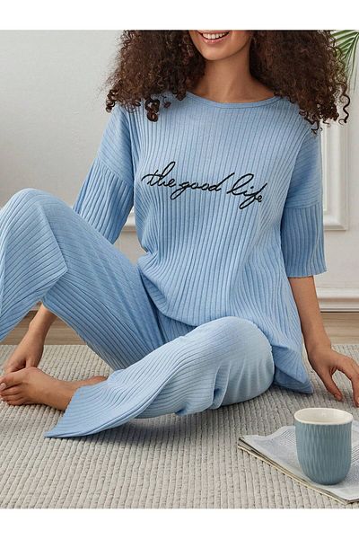 VG BOND MODA Set de pijamale confortabile pentru femei Fitilha imprimatVG175